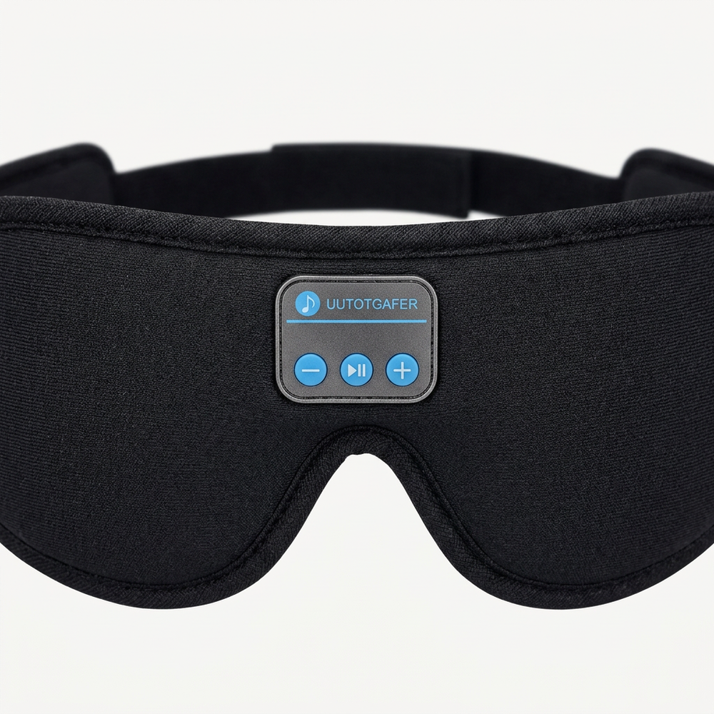 Bluetooth Sleep Mask, Wireless Music Headset with Mic