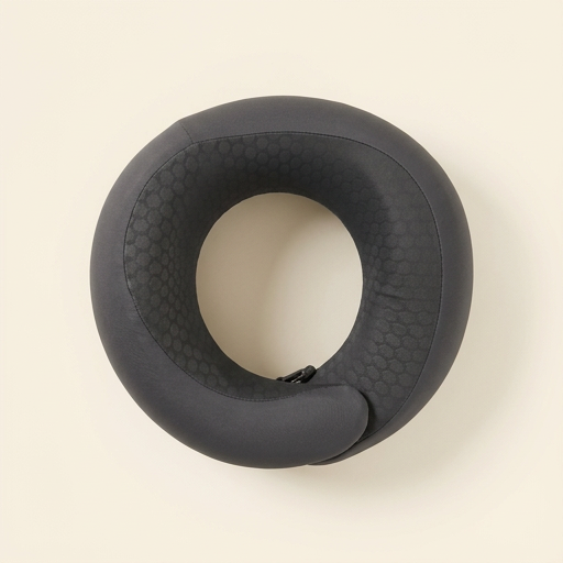 Neck Travel Pillow, Memory Foam, Roll-Up Support