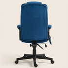 Velvet Massage Chair, Dark Blue