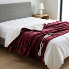 Wearable Heated Blanket, Flannel, Red