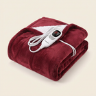 Wearable Heated Blanket, Flannel, Red