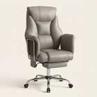 PU Leather Massage Chair, Gray