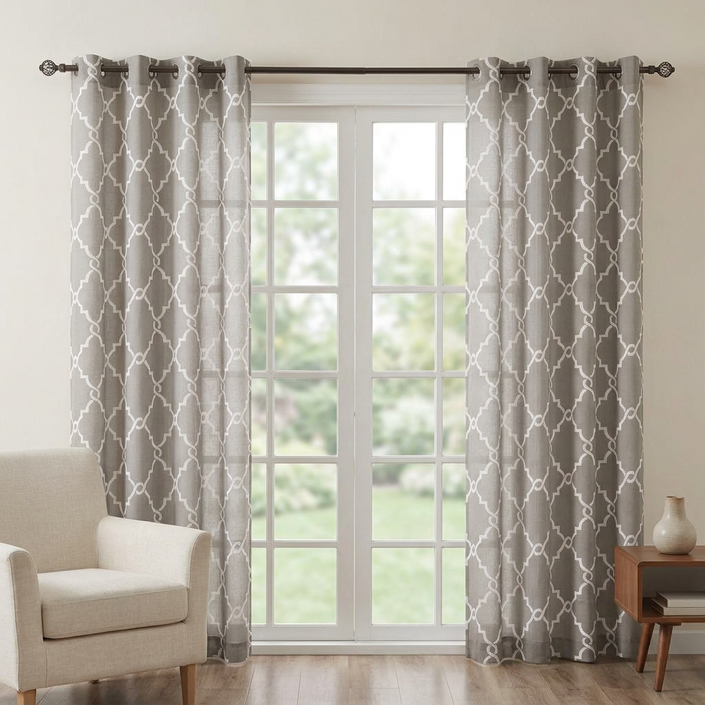Fretwork Curtain Panel