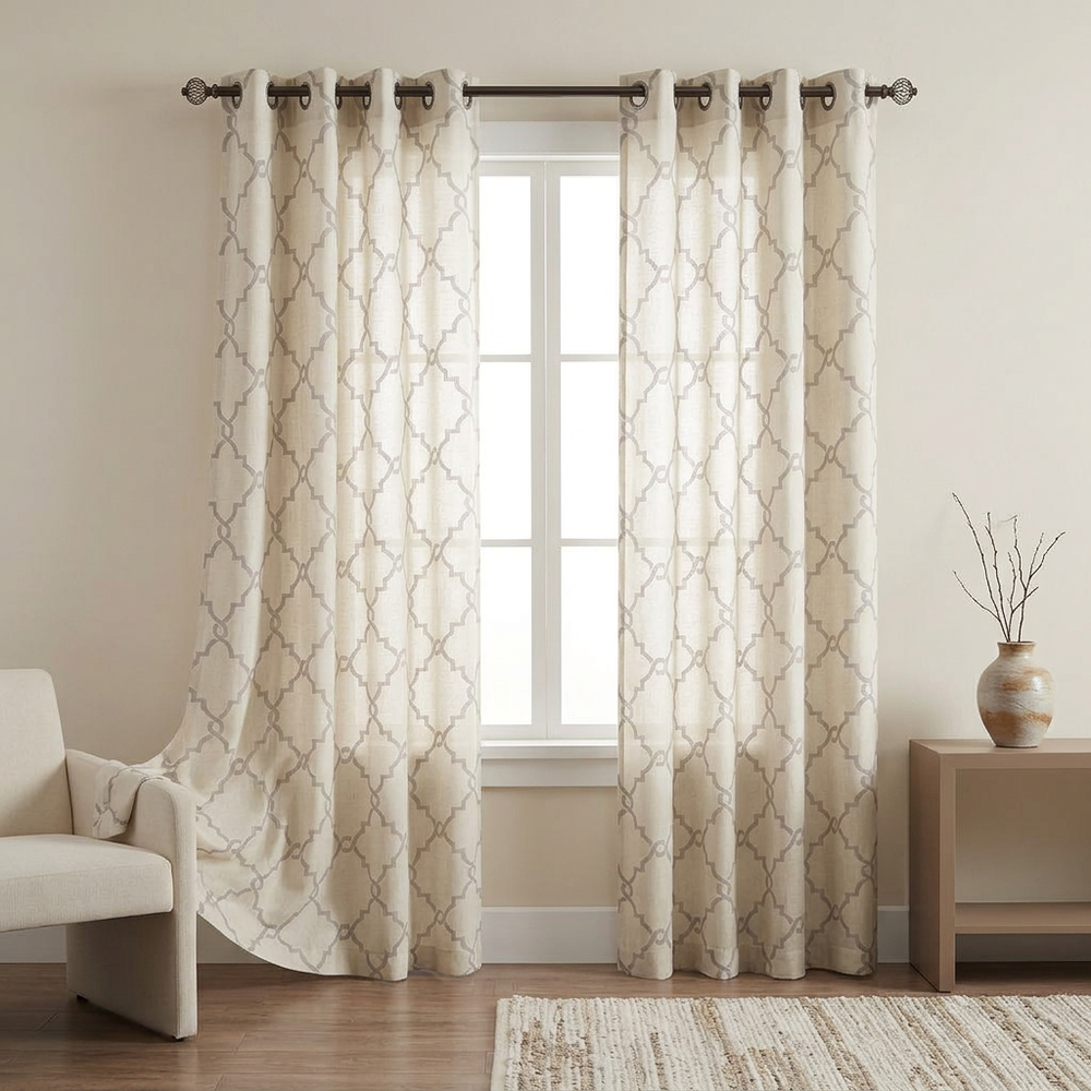 Curtain Panel, Fretwork