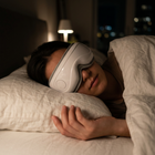 Heated Eye Massager with Bluetooth Music, White