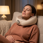 Neck Massage Pillow with Heat, U-Shaped Travel Massager