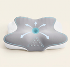 Ergonomic Cervical Neck Pillow, Memory Foam with Massage Nodes