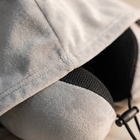 Hooded Travel Neck Pillow, Memory Foam