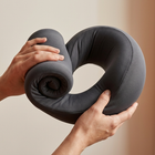 Neck Travel Pillow, Memory Foam, Roll-Up Support