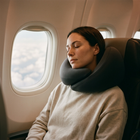 Neck Travel Pillow, Memory Foam, Roll-Up Support