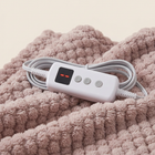 Heated Blanket, Fleece, Pink