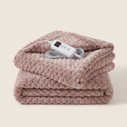 Heated Blanket, Fleece, Pink