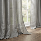 Twist Tab Curtain Panel, Charcoal
