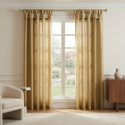 Twist Tab Curtain Panel, Bronze