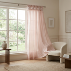 Twist Tab Curtain Panel, Blush