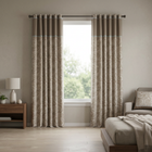Jacquard Curtain Panel Pair, Extra Long