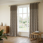 Jacquard Curtain Panel Pair, Extra Long