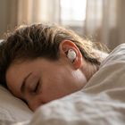 Noise-Blocking Sleep Earbuds, Mini True Wireless, White
