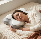 Ergonomic Cervical Neck Pillow, Memory Foam with Massage Nodes