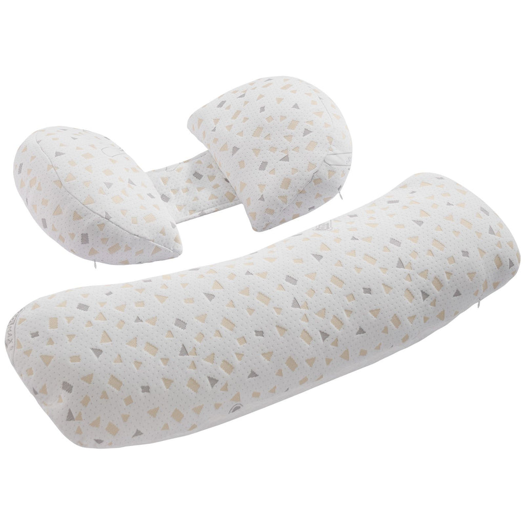 Pregnancy Pillows for Sleeping, Adjustable Maternity Pillow for Pregnant Women, Soft Pregnancy Body Pillow with Removable & Washable Cover for Back Belly Hip Support, Lightweight and Portable