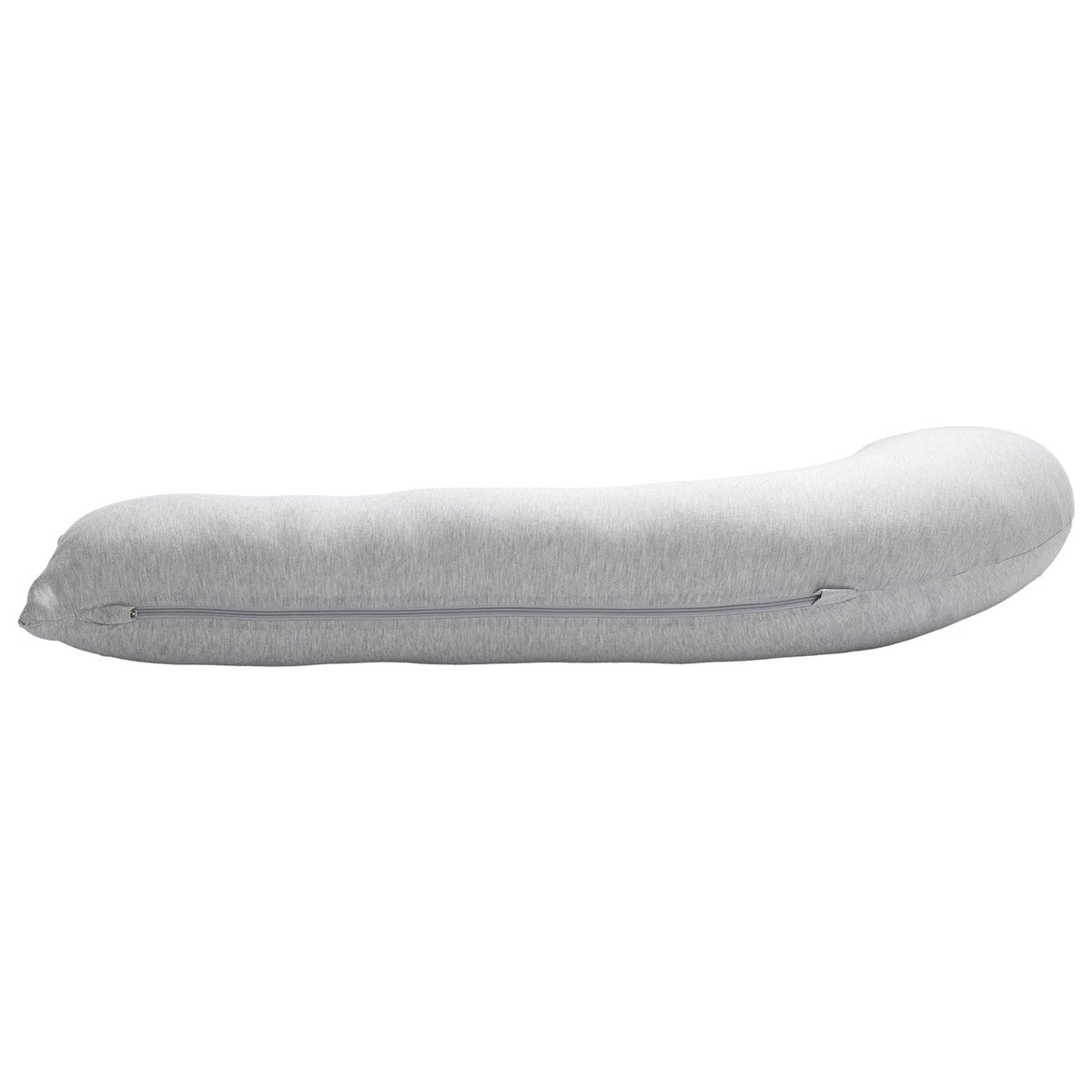 Pregnancy Pillows for Side Sleeping, L-Shaped Maternity Pillow for Pregnant Women, Soft & Breathable Pregnancy Body Pillow with Washable Jersey Cover for Head Neck Belly Leg Support, Light Gray