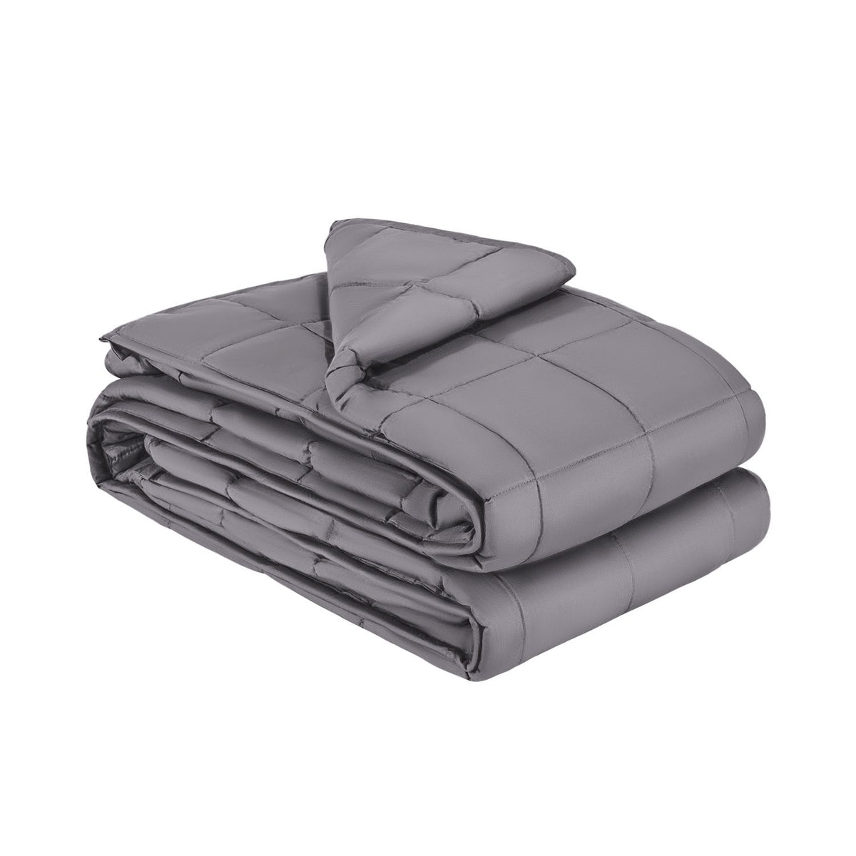 Weighted Blanket, 25 lbs, 80 x 87 in King Size, Soft 100% Cotton Heavy Blanket with Glass Beads, Breathable Material, Suitable for 250-310 lbs lbs Adults, Anxiety Stress Relief, Grey