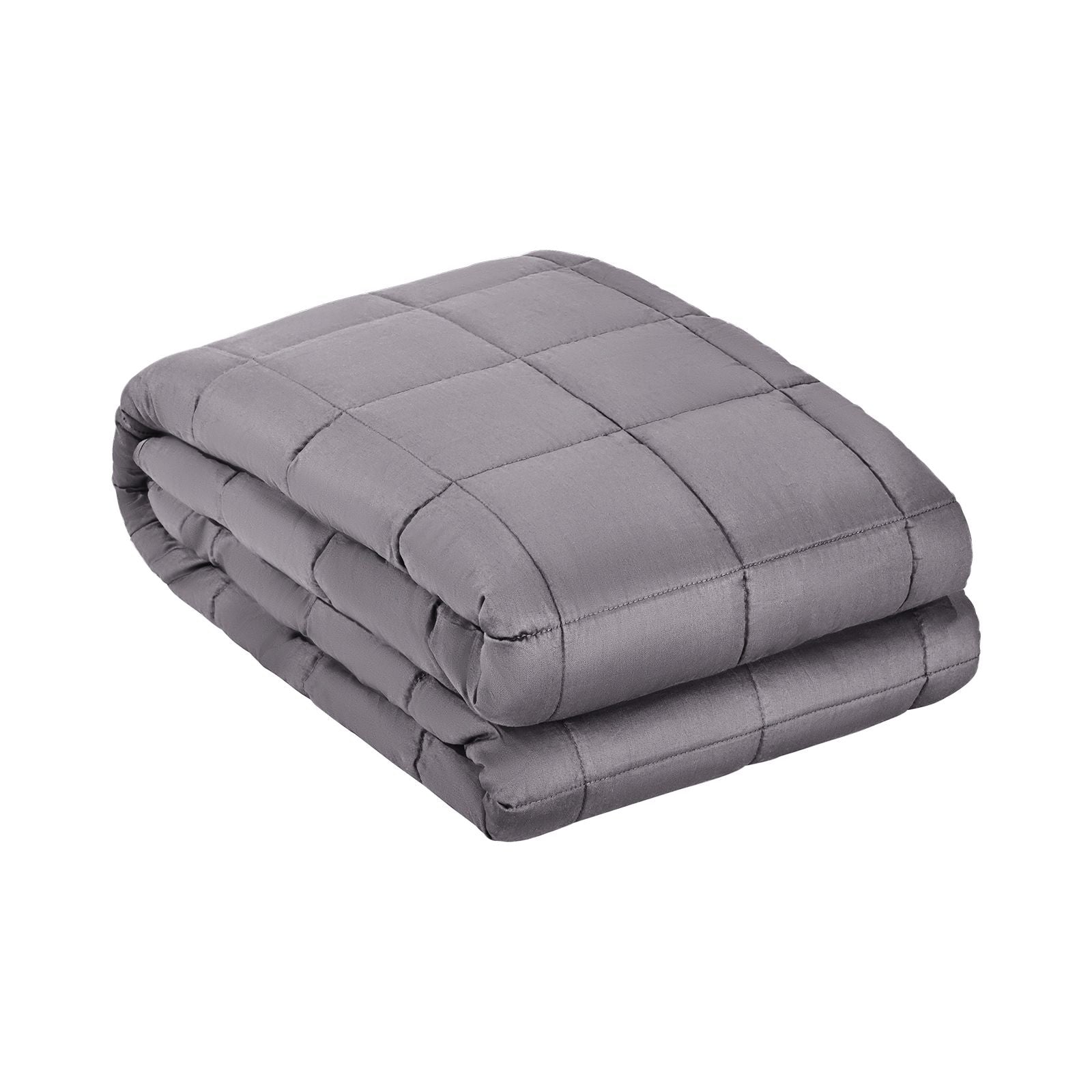 Weighted Blanket, 25 lbs, 80 x 87 in King Size, Soft 100% Cotton Heavy Blanket with Glass Beads, Breathable Material, Suitable for 250-310 lbs lbs Adults, Anxiety Stress Relief, Grey