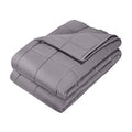Weighted Blanket, 25 lbs, 80 x 87 in King Size, Soft 100% Cotton Heavy Blanket with Glass Beads, Breathable Material, Suitable for 250-310 lbs lbs Adults, Anxiety Stress Relief, Grey