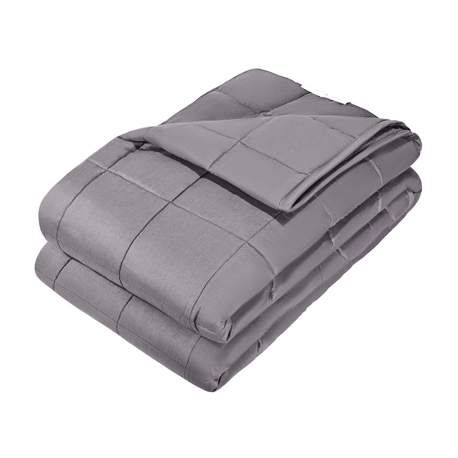 Weighted Blanket, 25 lbs, 80 x 87 in King Size, Soft 100% Cotton Heavy Blanket with Glass Beads, Breathable Material, Suitable for 250-310 lbs lbs Adults, Anxiety Stress Relief, Grey