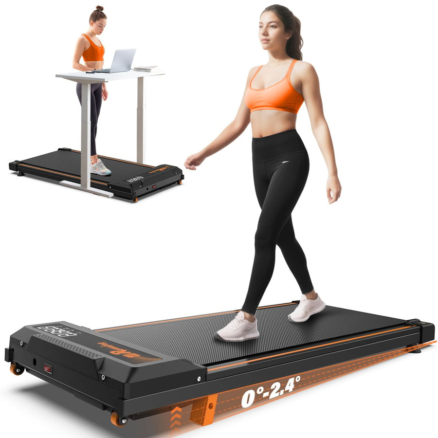 Walking Pad Treadmill with Cushioned Belt