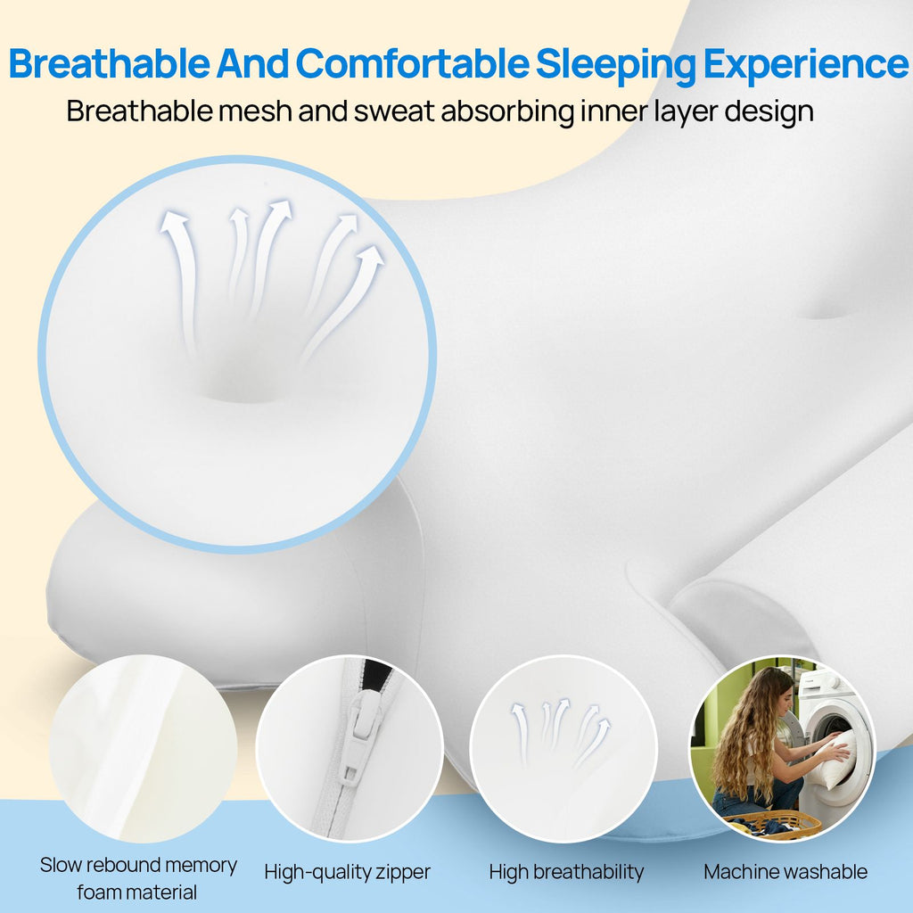 Cervical Neck Pillow, Cooling Ergonomic Memory Foam Pillows