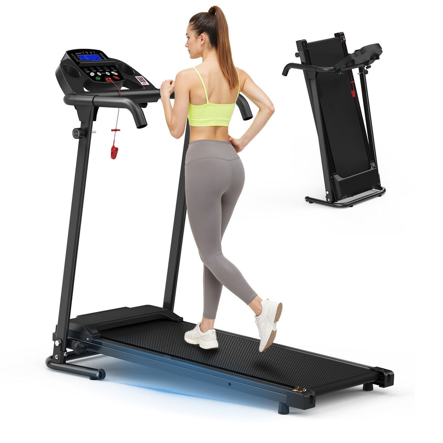 Folding Treadmill with Handlebar