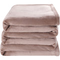 Heated Blanket Electric Throw, 100" x 90" King Size, Soft Flannel Heating Blanket with 10 Hours Timer Auto-off & 5 Heating Levels, Dual Control, Machine Washable, ETL & FCC Certification (Beige)