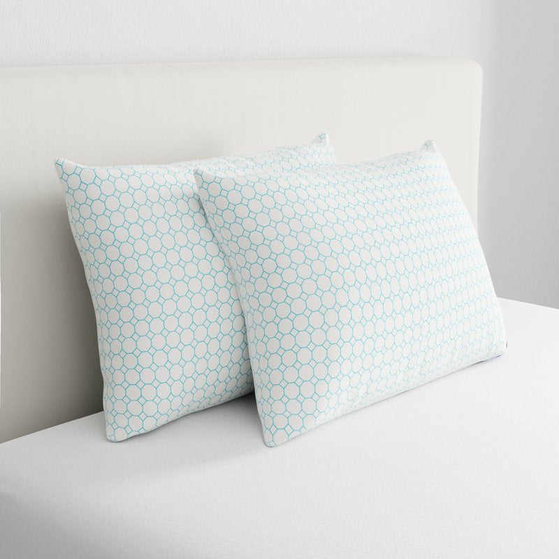 Cooling Bed Pillow, Standard/Queen - Firm, Dual-Sided Cool or Comfy Pillow Cover (2 Count)