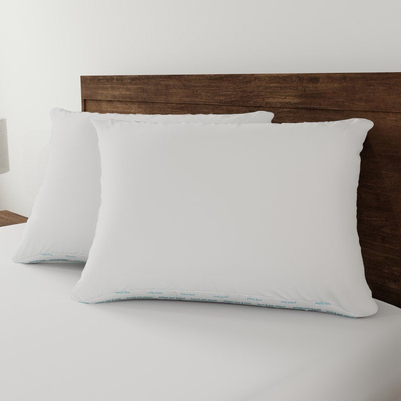 Back Side Sleeper Bed Pillow, King - Extra Firm Support (4 Pack)